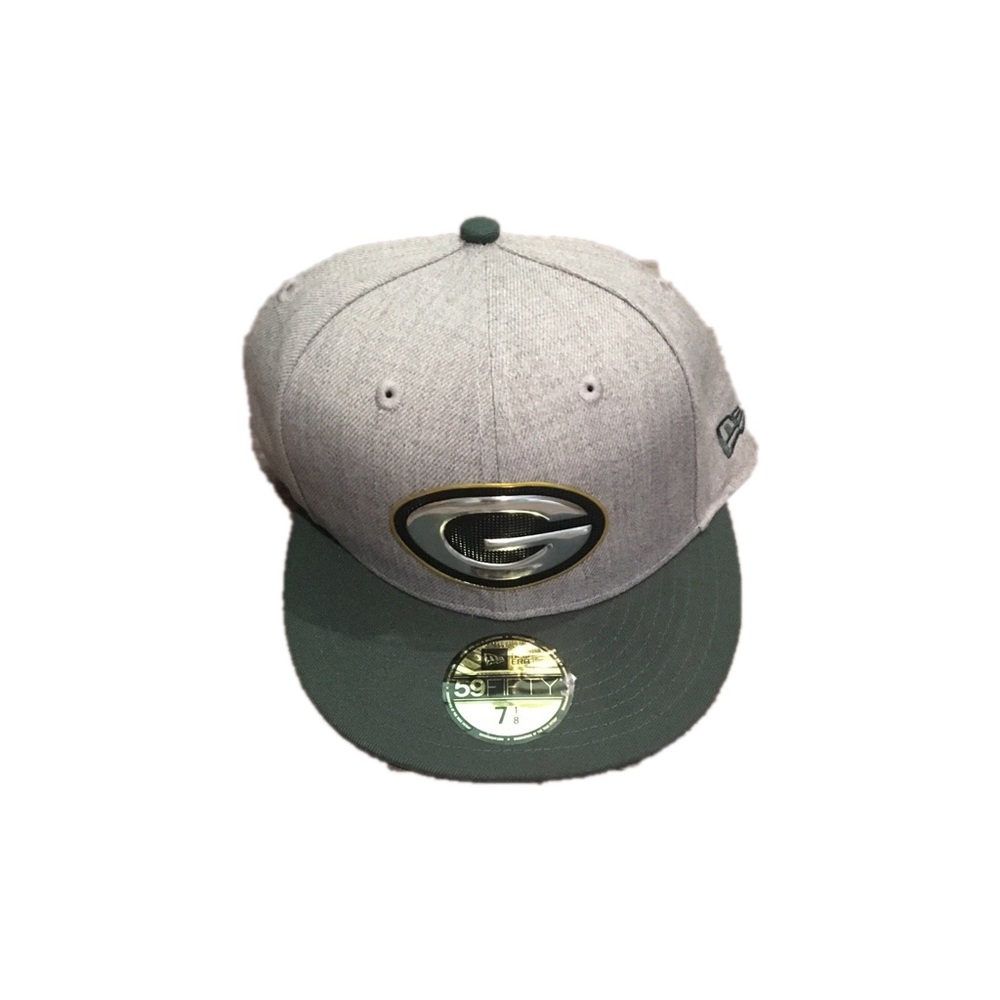 Green Bay Packers New Era Logo Fitted Hat Cap